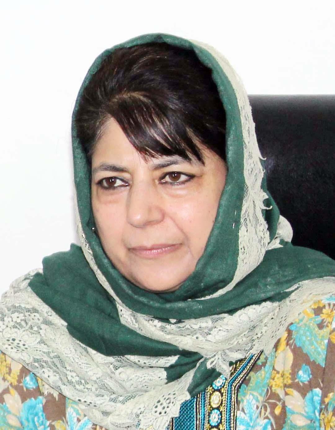 Address momentous problems confronting JK: Mehbooba to PM